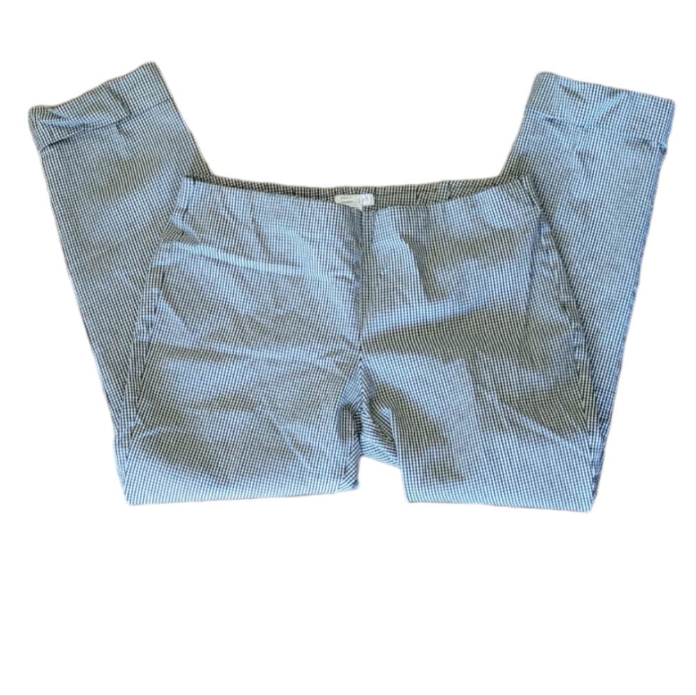 J. Jill Premium Bi-Stretch Gingham Print Pull-On Pants Size 6petite